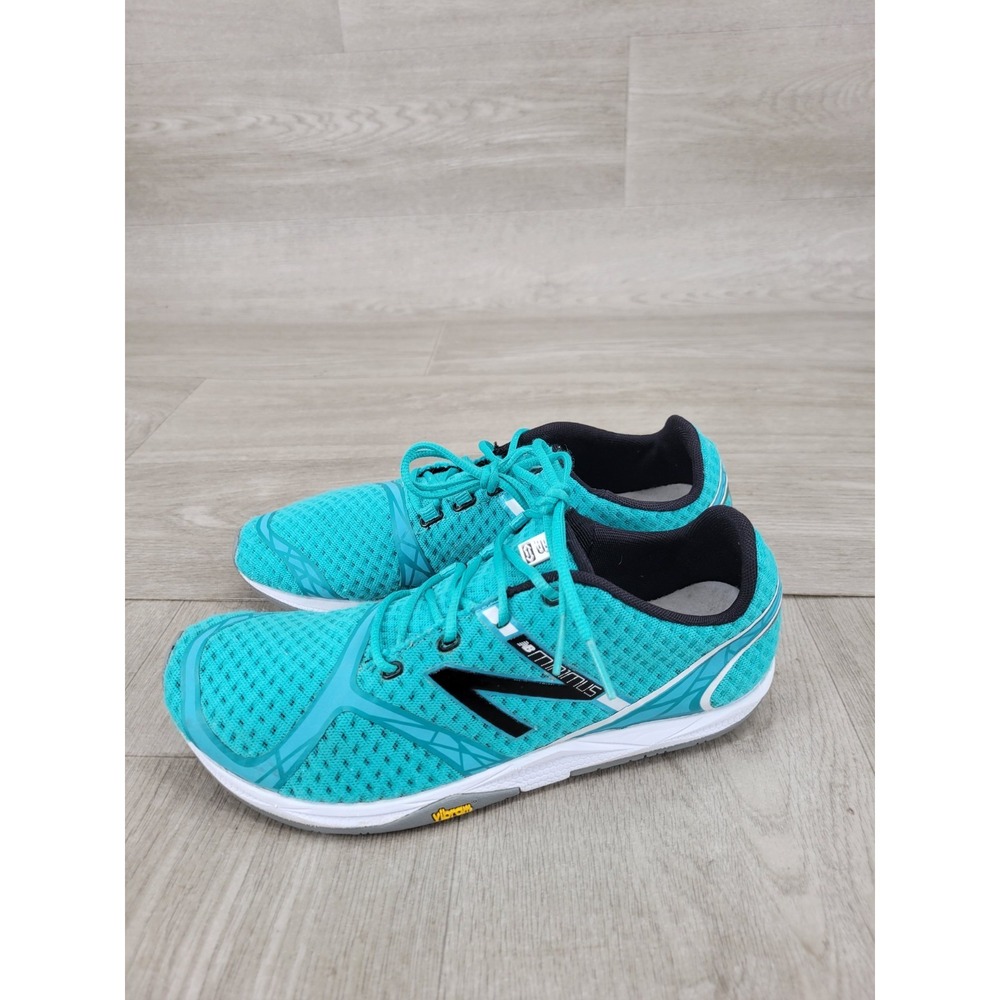 New Balance Minimus Zero Shoes Womens Size 6 Teal Running Sneakers WR00CR